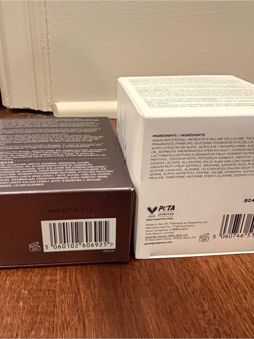 Grow Gorgeous Intense Serum & Scalp Care Set — Brown and White Packaging